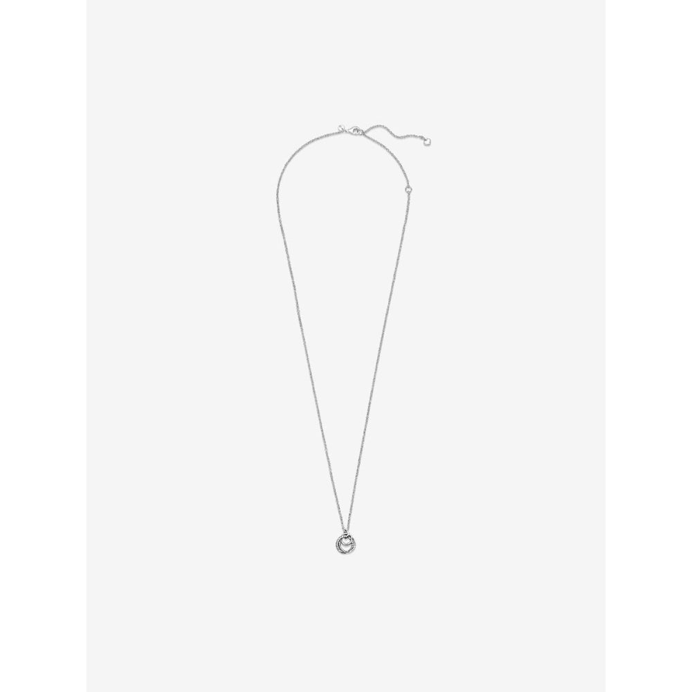 Pandora Sterling Silver Family Always Encircled Pendant Necklace Image 5