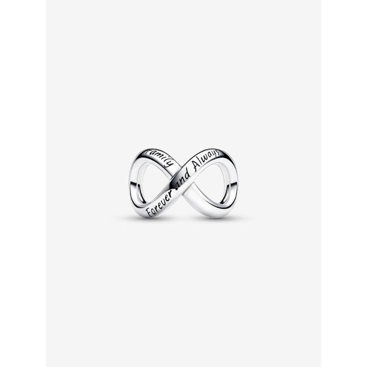 Pandora Sterling Silver Forever & Always Infinity Charm Image 3