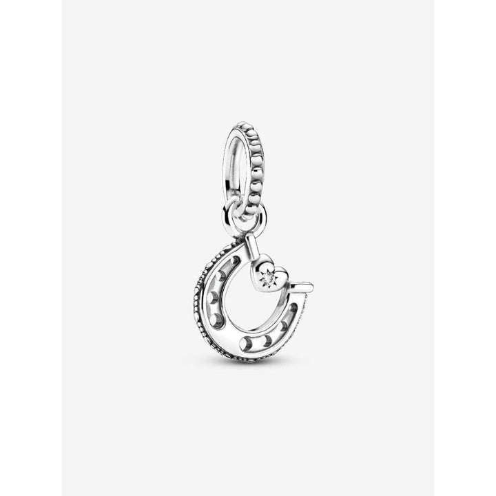 Pandora Sterling Silver Good Luck Horseshoe Dangle Charm Image 1
