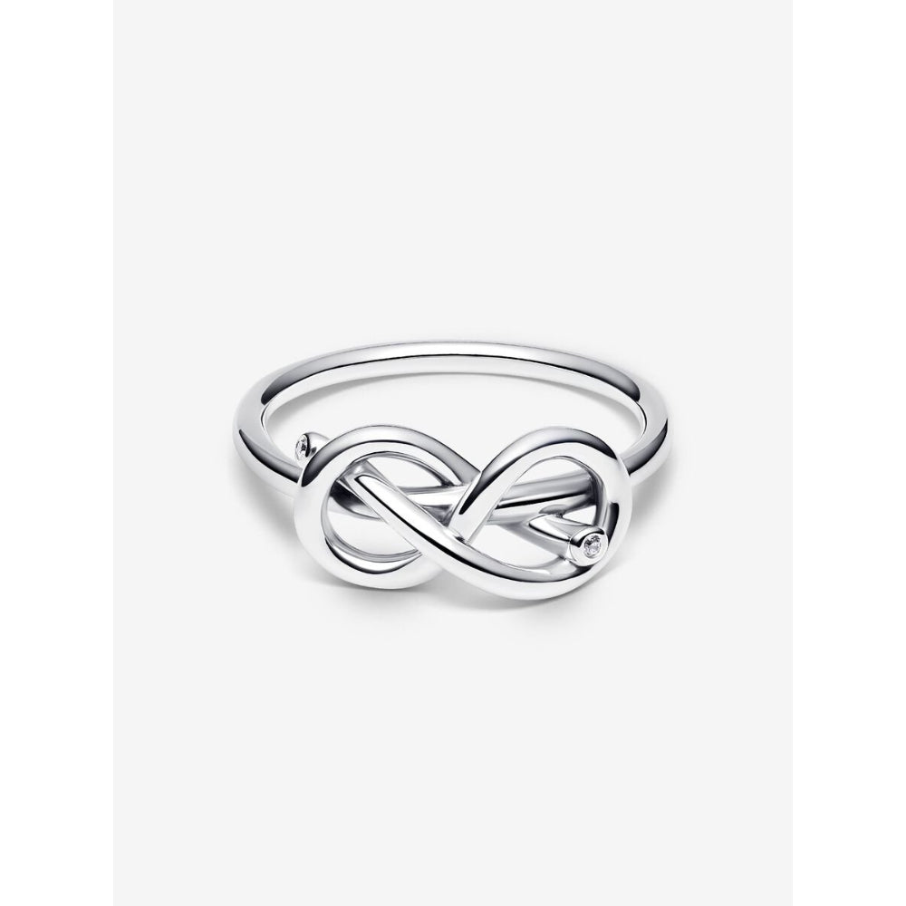 Pandora Sterling Silver Infinity Knot Ring Image 5