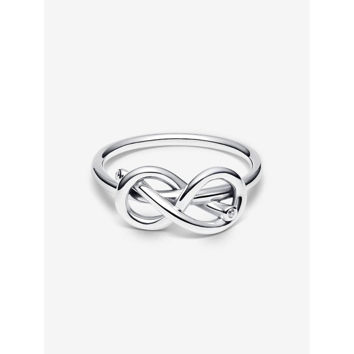 Pandora Sterling Silver Infinity Knot Ring Image 5
