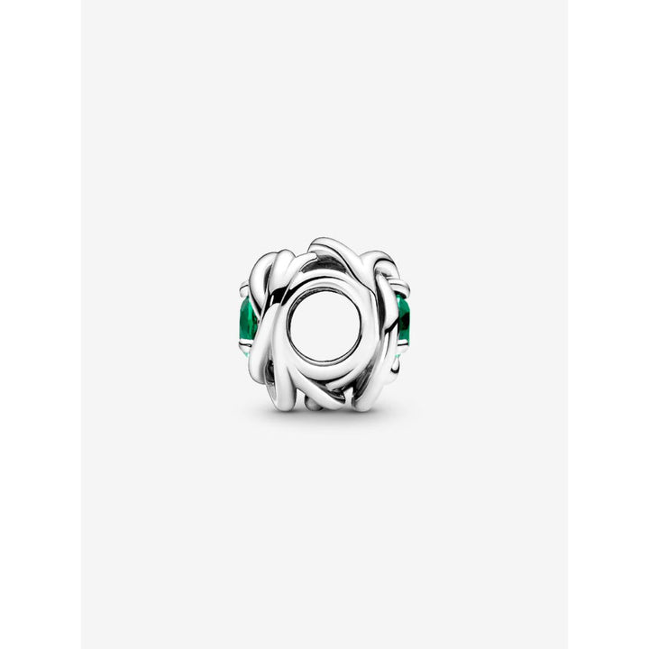Pandora Sterling Silver May Birthstone Eternity Circle Charm Image 5