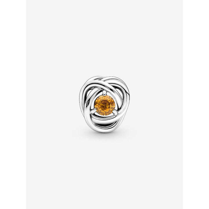 Pandora Sterling Silver November Birthstone Eternity Circle Charm Image 4