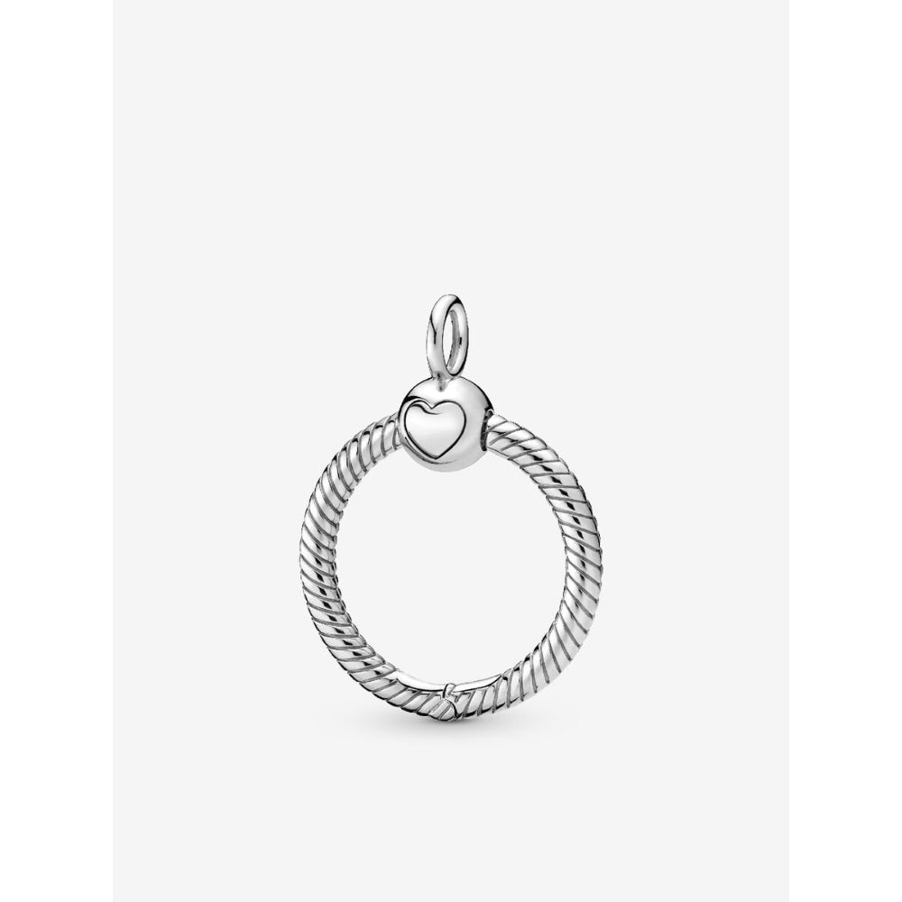 Pandora Sterling Silver Small O Pendant Image 1