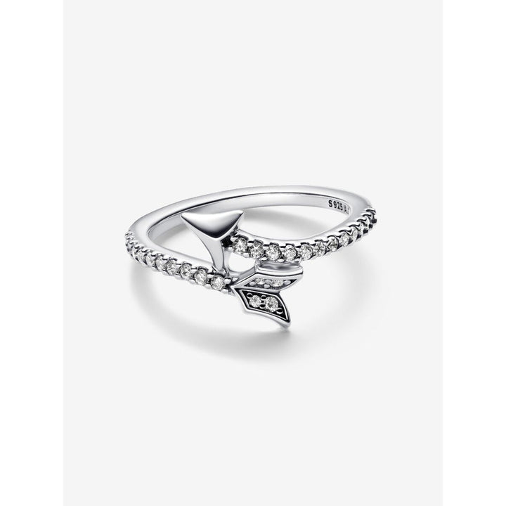 Pandora Sterling Silver Sparkling Arrow Ring Image 5