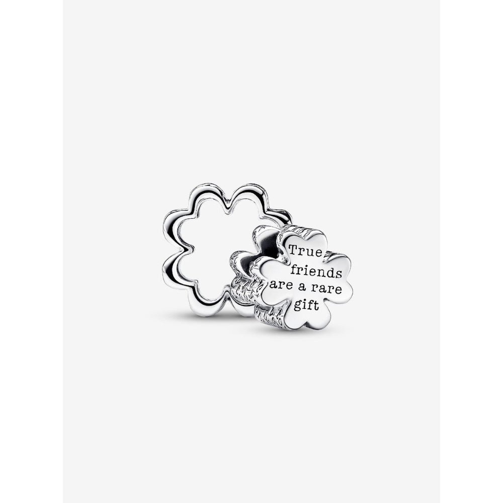 Pandora Sterling Silver Splittable Four Leaf Clover Charm Image 4