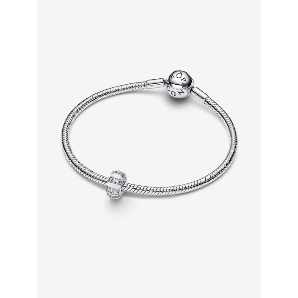Pandora Sterling Silver Stones & Enamel Clip Charm Image 4