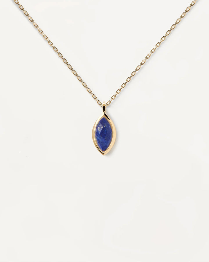 PDPAOLA Gold Lapis Lazuli Nomad Necklace - MococoPDPAOLACO01 - 680 - U8435511747212Necklaces