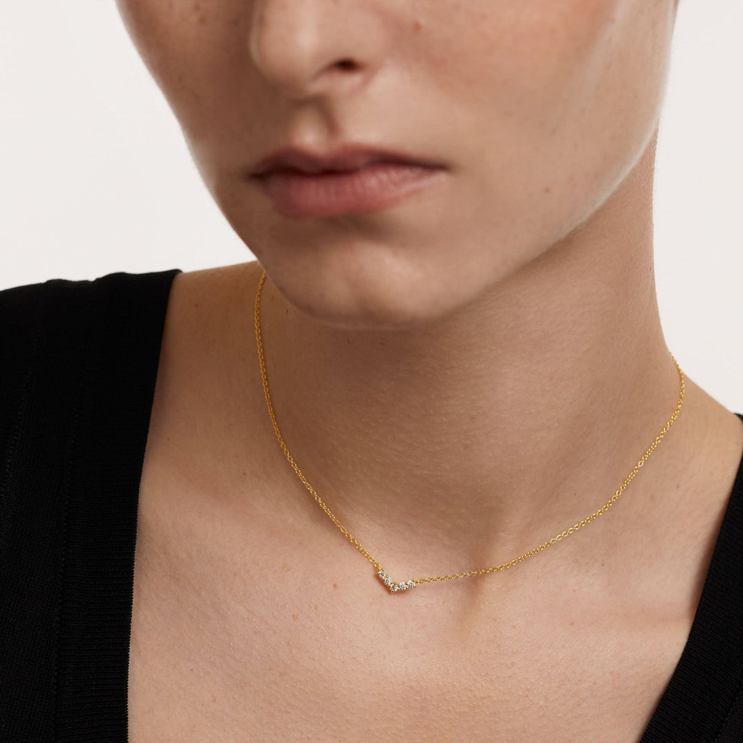 PDPAOLA Gold Mini Crown Necklace - MococoPDPAOLACO01 - 485 - U8435511726422Necklaces