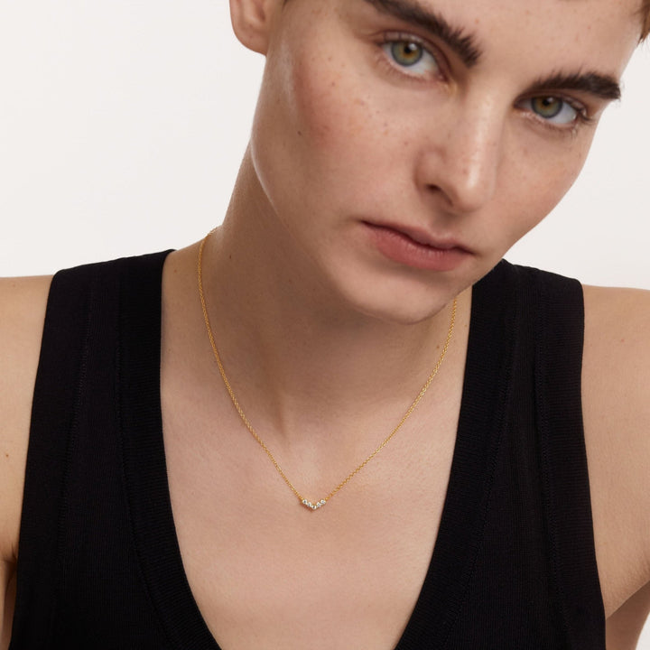 PDPAOLA Gold Mini Crown Necklace - MococoPDPAOLACO01 - 485 - U8435511726422Necklaces