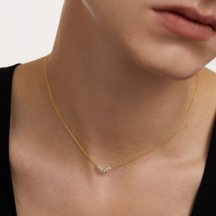 PDPAOLA Gold Mini Crown Necklace - MococoPDPAOLACO01 - 485 - U8435511726422Necklaces