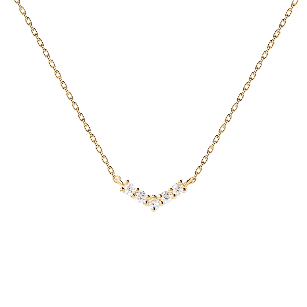 PDPAOLA Gold Mini Crown Necklace - MococoPDPAOLACO01 - 485 - U8435511726422Necklaces