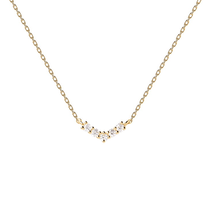 PDPAOLA Gold Mini Crown Necklace - MococoPDPAOLACO01 - 485 - U8435511726422Necklaces
