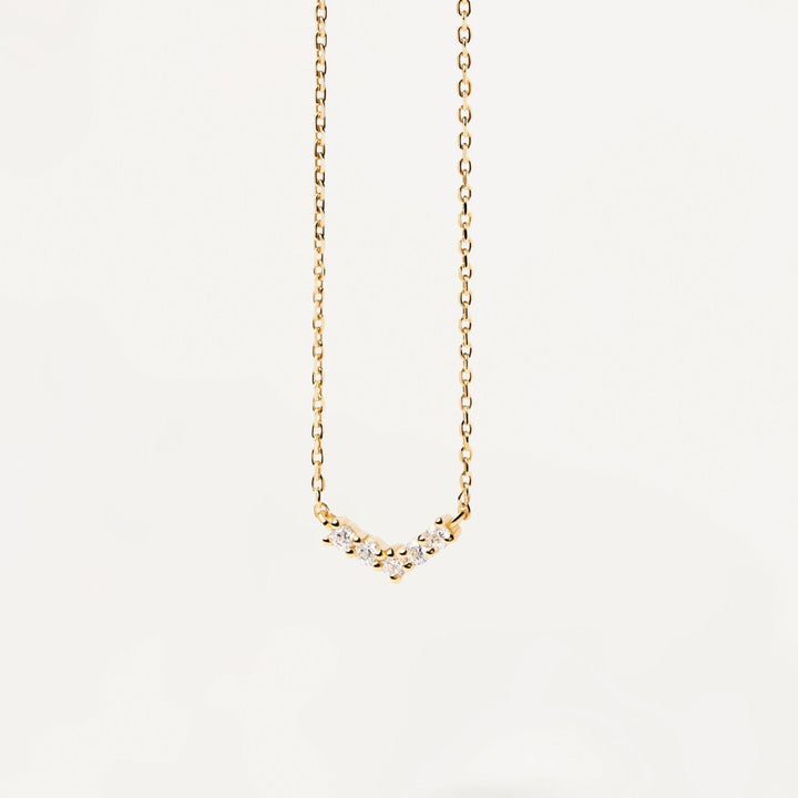 PDPAOLA Gold Mini Crown Necklace - MococoPDPAOLACO01 - 485 - U8435511726422Necklaces