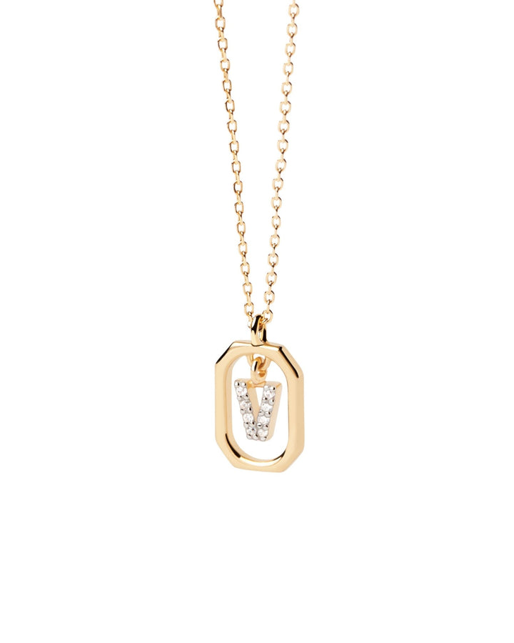 PDPAOLA Gold Mini Letter A - Z Necklaces - MococoPDPAOLACO01 - 533 - U8435511736230Necklaces