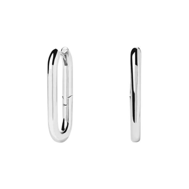 PDPAOLA Silver Beat Hoop Earrings - MococoPDPAOLAAR02 - 923 - UEarrings