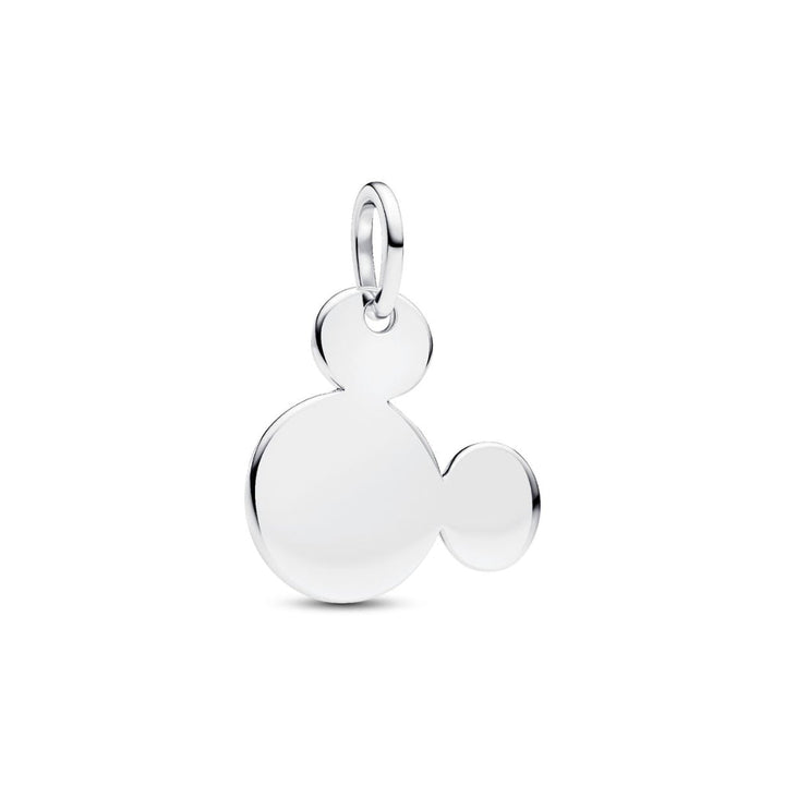 Sterling Silver Disney Engravable Mickey Mouse Dangle image