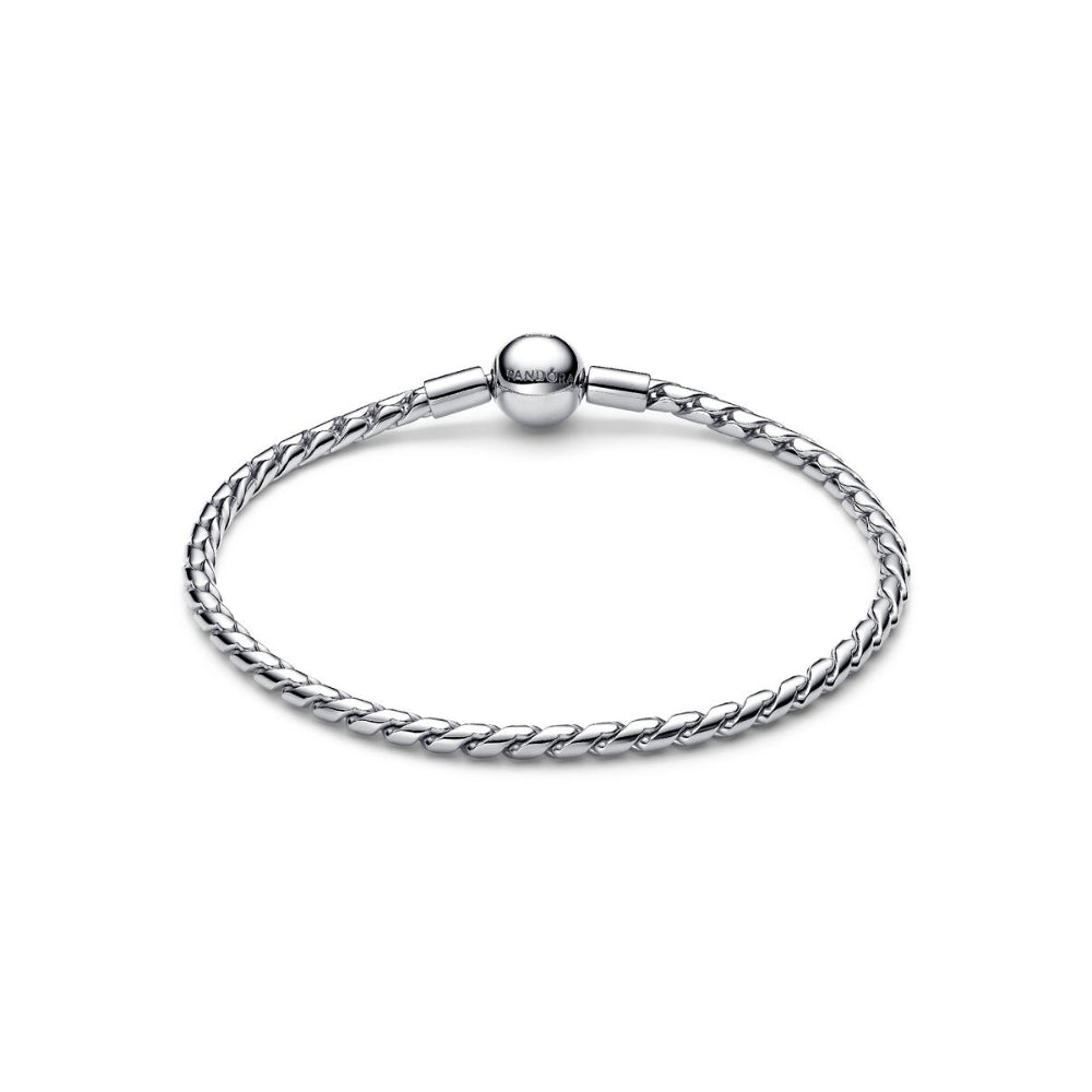 Sterling Silver Round Clasp Wing Chain Bracelet image 3