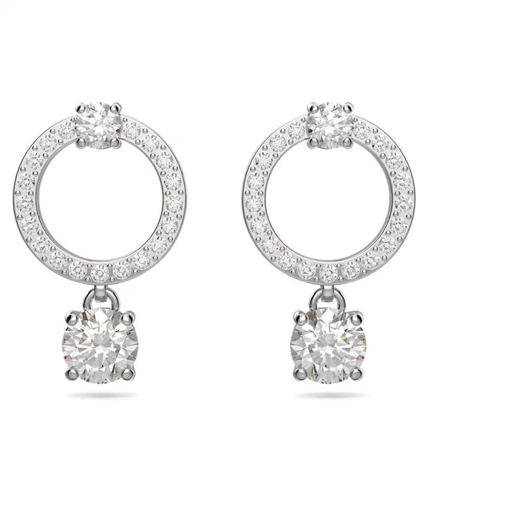 Swarovski Silver Constella Circle Hoop Earrings - MococoSwarovski55632789009655632780Earrings