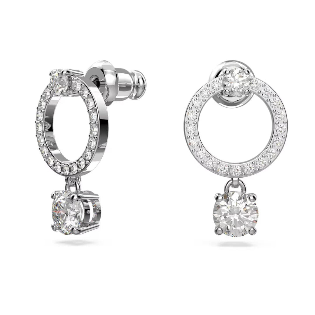 Swarovski Silver Constella Circle Hoop Earrings - MococoSwarovski55632789009655632780Earrings