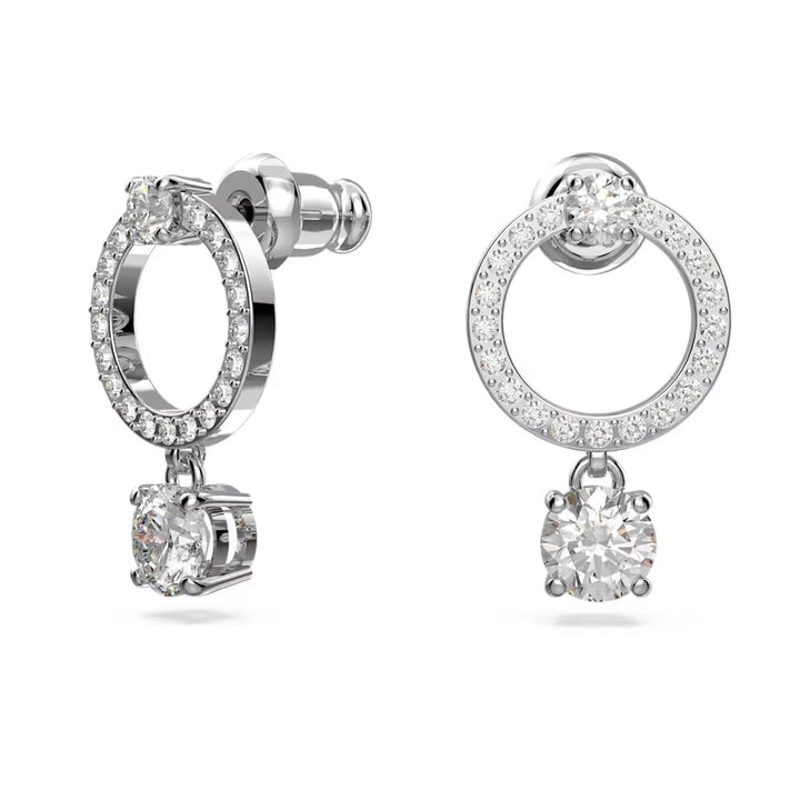 Swarovski Silver Constella Circle Hoop Earrings - MococoSwarovski55632789009655632780Earrings