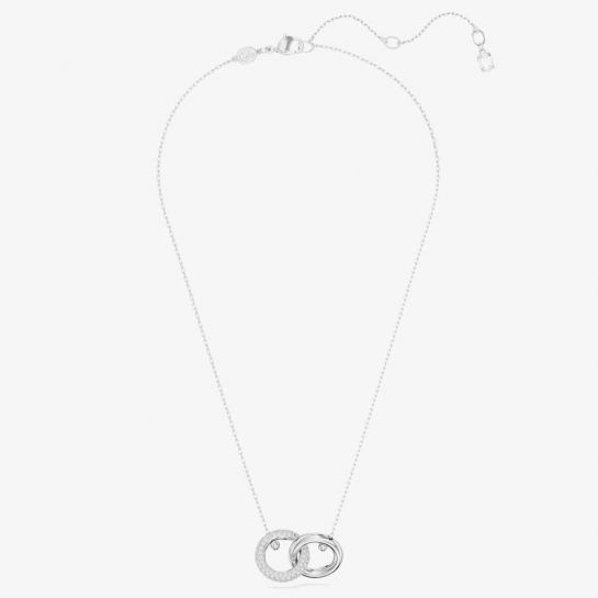 Swarovski Silver Dextera Interlocking Loop Necklace - MococoSwarovski56702519009656702512Necklaces