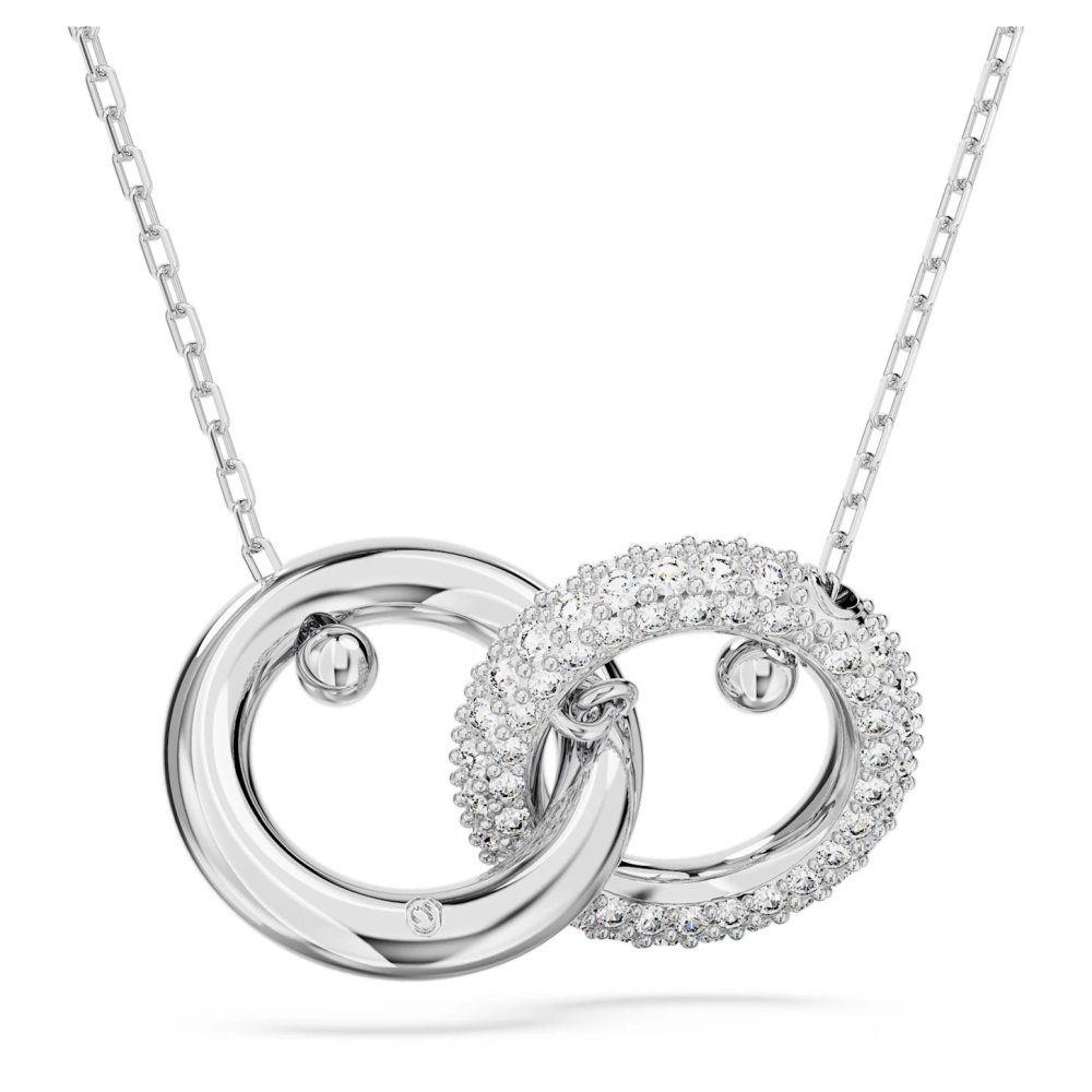 Swarovski Silver Dextera Interlocking Loop Necklace - MococoSwarovski56702519009656702512Necklaces