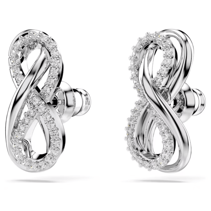 Swarovski Silver Hyperbola Infinity Intertwined Stud Earrings - MococoSwarovski56872699009656872697Earrings