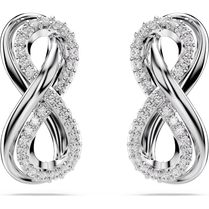 Swarovski Silver Hyperbola Infinity Intertwined Stud Earrings - MococoSwarovski56872699009656872697Earrings