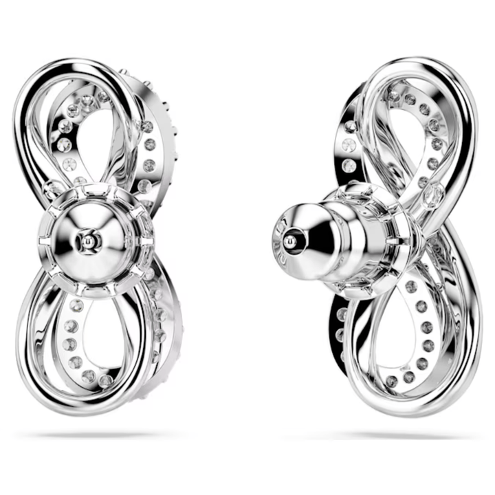 Swarovski Silver Hyperbola Infinity Intertwined Stud Earrings - MococoSwarovski56872699009656872697Earrings