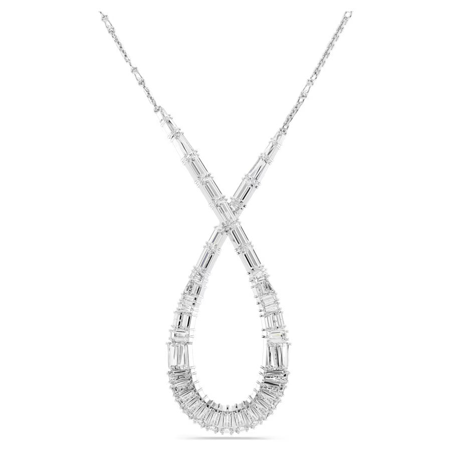Swarovski Silver Hyperbola Infinity Mixed Cuts Necklace - MococoSwarovski56794389009656794388Necklaces