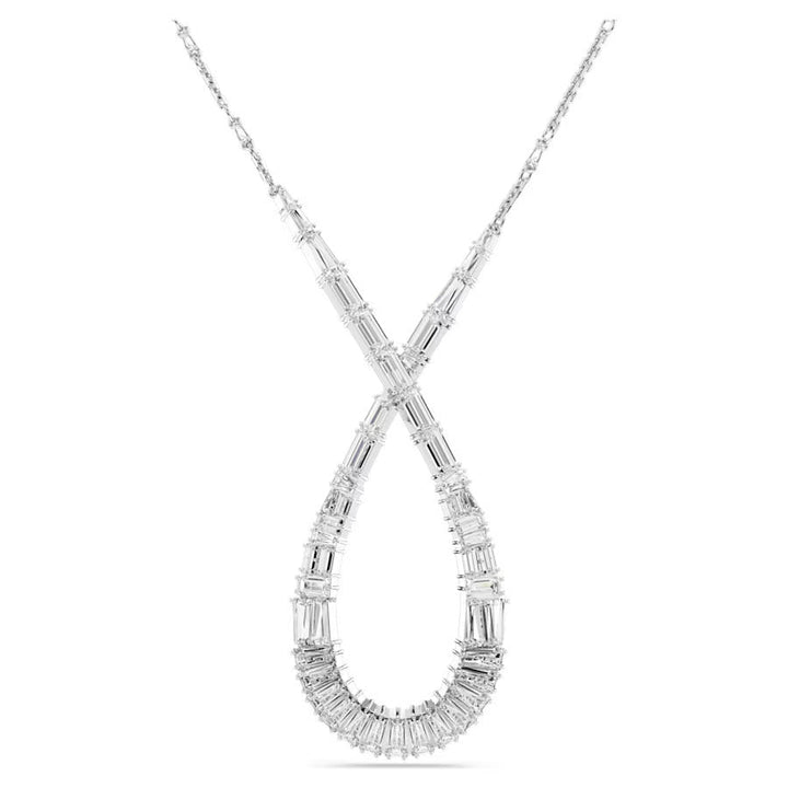 Swarovski Silver Hyperbola Infinity Mixed Cuts Necklace - MococoSwarovski56794389009656794388Necklaces