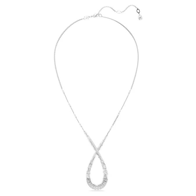 Swarovski Silver Hyperbola Infinity Mixed Cuts Necklace - MococoSwarovski56794389009656794388Necklaces