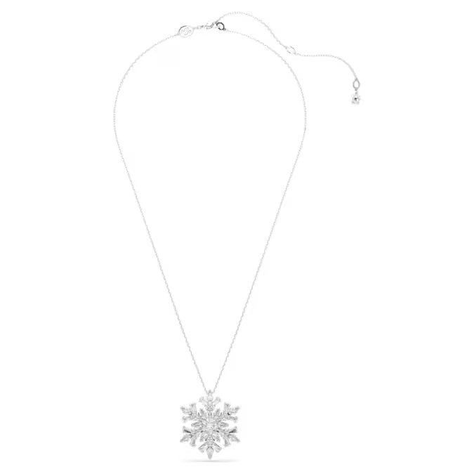 Swarovski Silver Idyllia Snowflake Brooch & Pendant Necklace - MococoSwarovski56932269009656932261Accessories