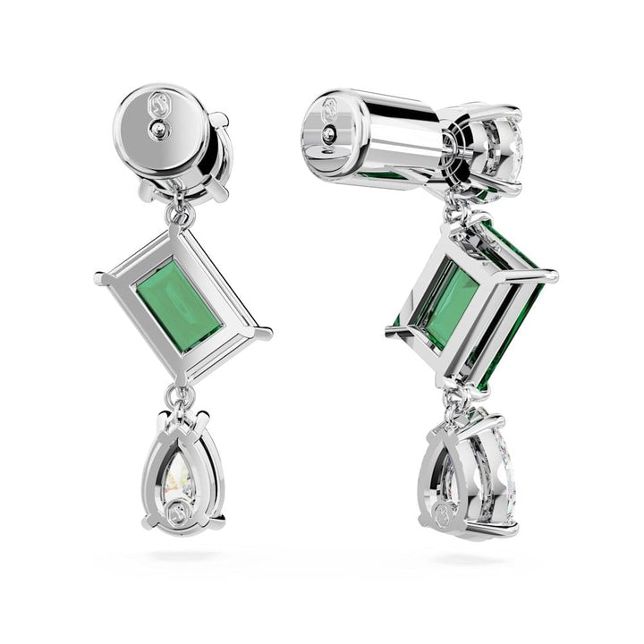 Swarovski Silver Mesmera Green Drop Earrings - MococoSwarovski56658789009656658789Earrings