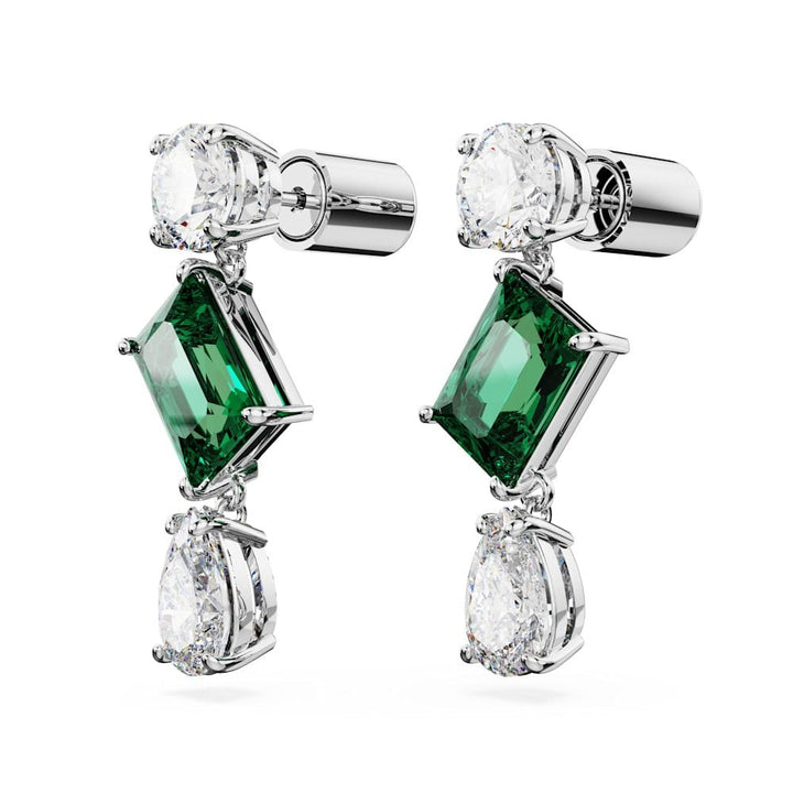 Swarovski Silver Mesmera Green Drop Earrings - MococoSwarovski56658789009656658789Earrings