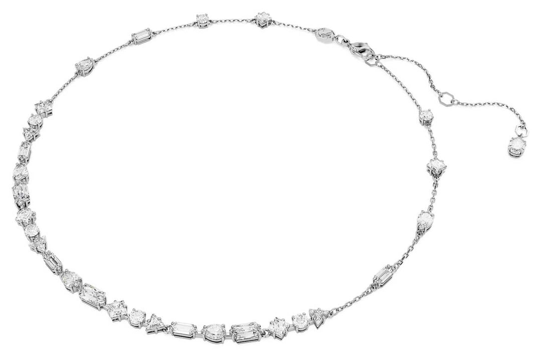 Swarovski Silver Mesmera Mixed Cut Scattered Necklace - MococoSwarovski56769899009656769898Necklaces