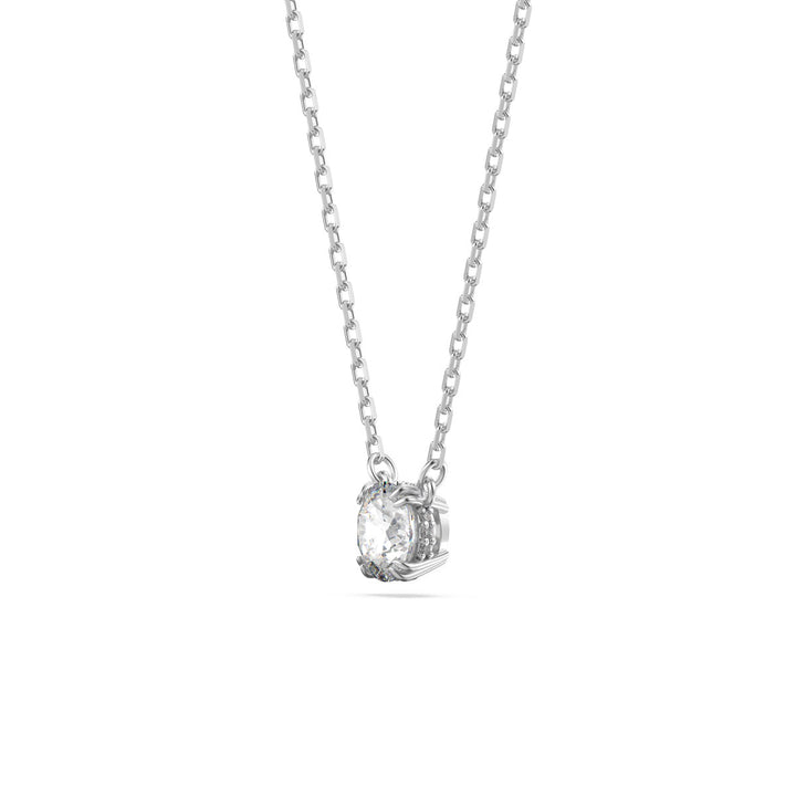 Swarovski Silver Stilla Round Cut Necklace & Earring Set - MococoSwarovski56476639009656476635Necklaces