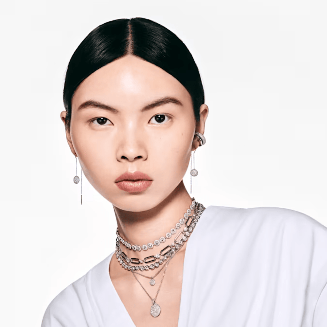 Swarovski Silver Sublima Drop Earrings - MococoSwarovski56834489009656834480Earrings