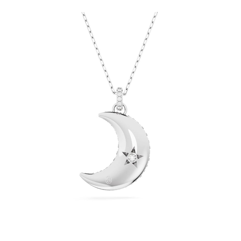 Swarovski Silver Sublima Moon Necklace - MococoSwarovski56661819009656661819Necklaces
