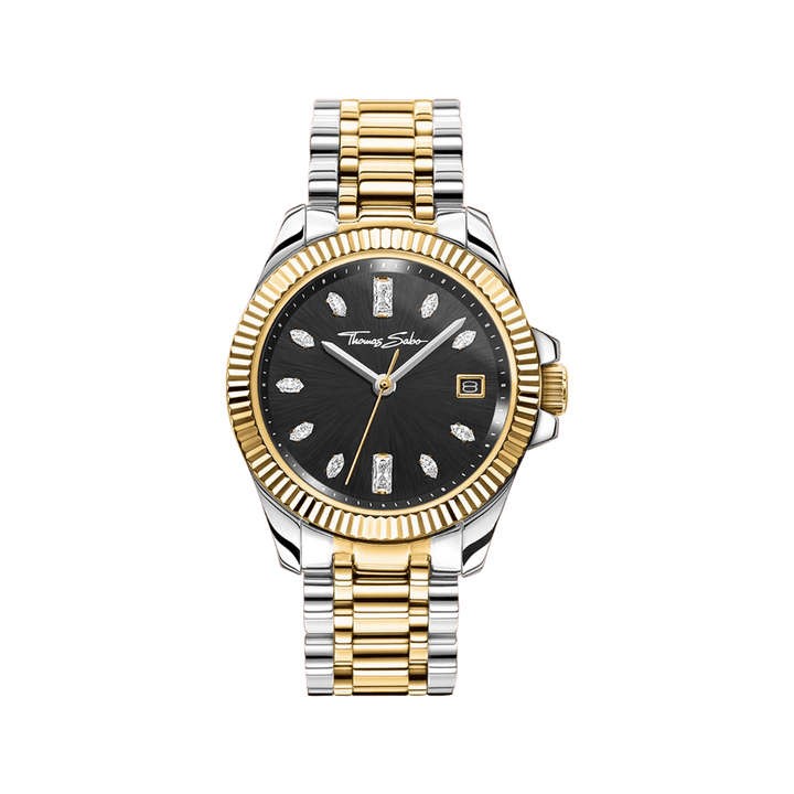 Thomas Sabo Silver and Gold Ladies Watch - MococoThomas SaboWA0370 - 291 - 203 - 33 mm4051245483871Watches and Accessories