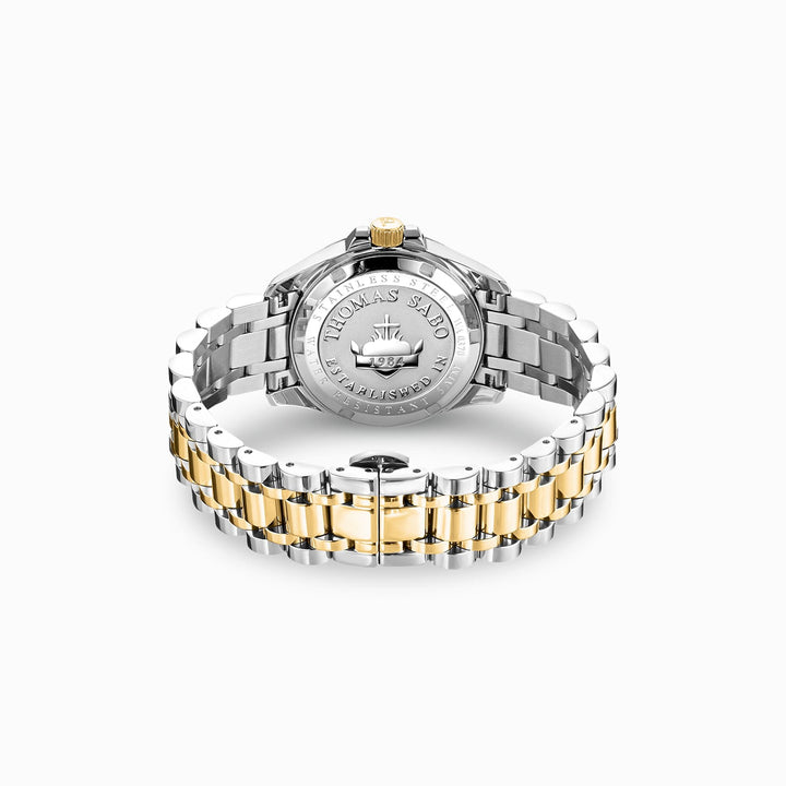 Thomas Sabo Silver and Gold Ladies Watch - MococoThomas SaboWA0370 - 291 - 203 - 33 mm4051245483871Watches and Accessories