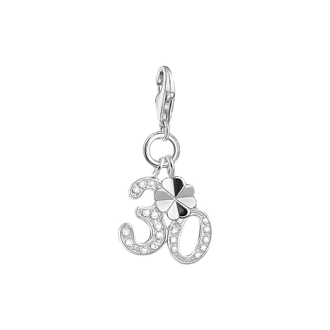 Thomas Sabo Silver CZ 30 Charm - MococoThomas Sabo1237 - 051 - 144051245176483Charms