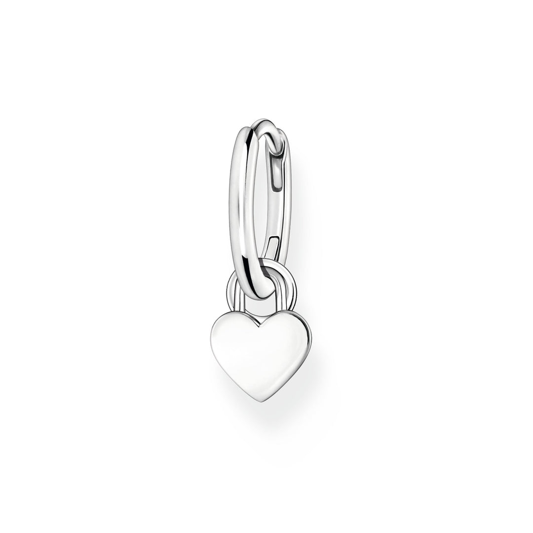 Thomas Sabo Silver Heart Dangle Single Hoop Earring - MococoThomas SaboCR717 - 001 - 214051245558128Earrings