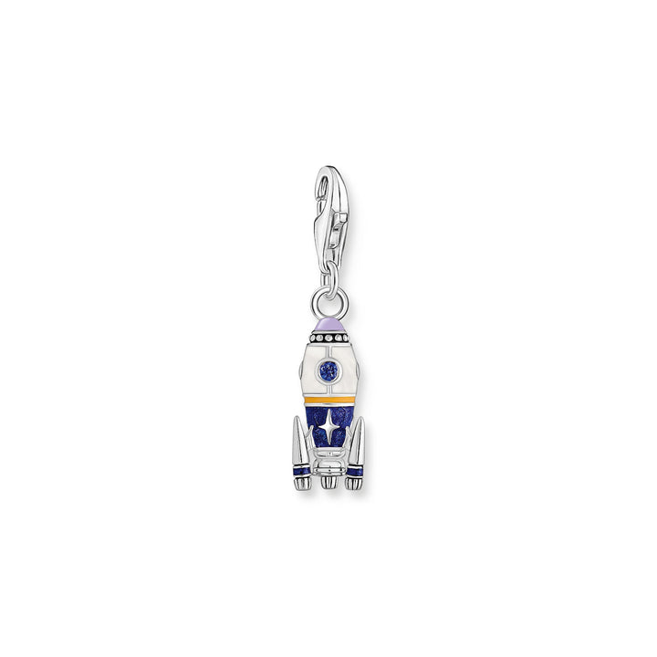 Thomas Sabo Silver Rocket Enamel Charm - MococoThomas Sabo2038 - 347 - 74051245561364Charms & Pendants