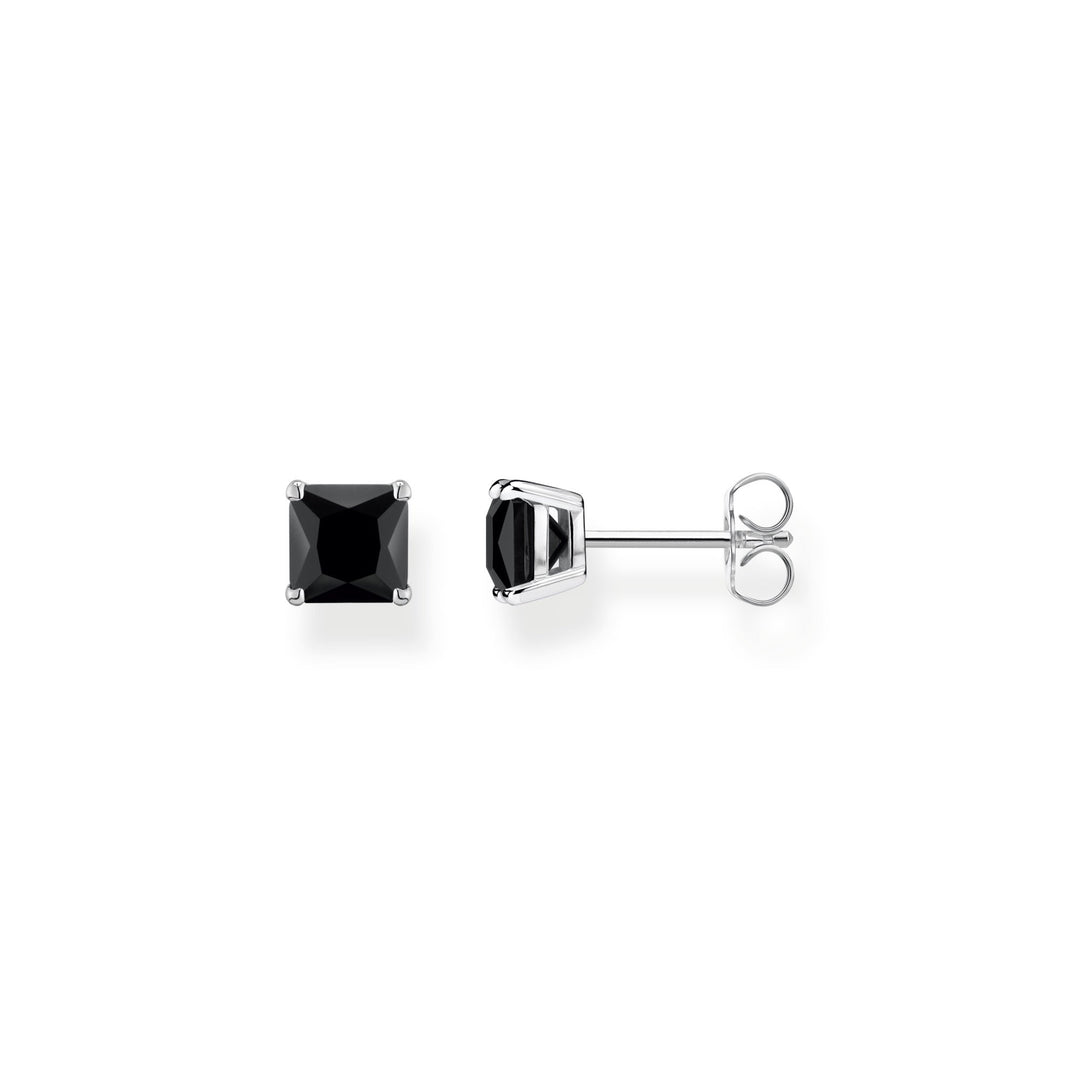Thomas Sabo Silver Square Black CZ Stud Earrings - MococoThomas SaboH2174 - 024 - 114051245497182Earrings