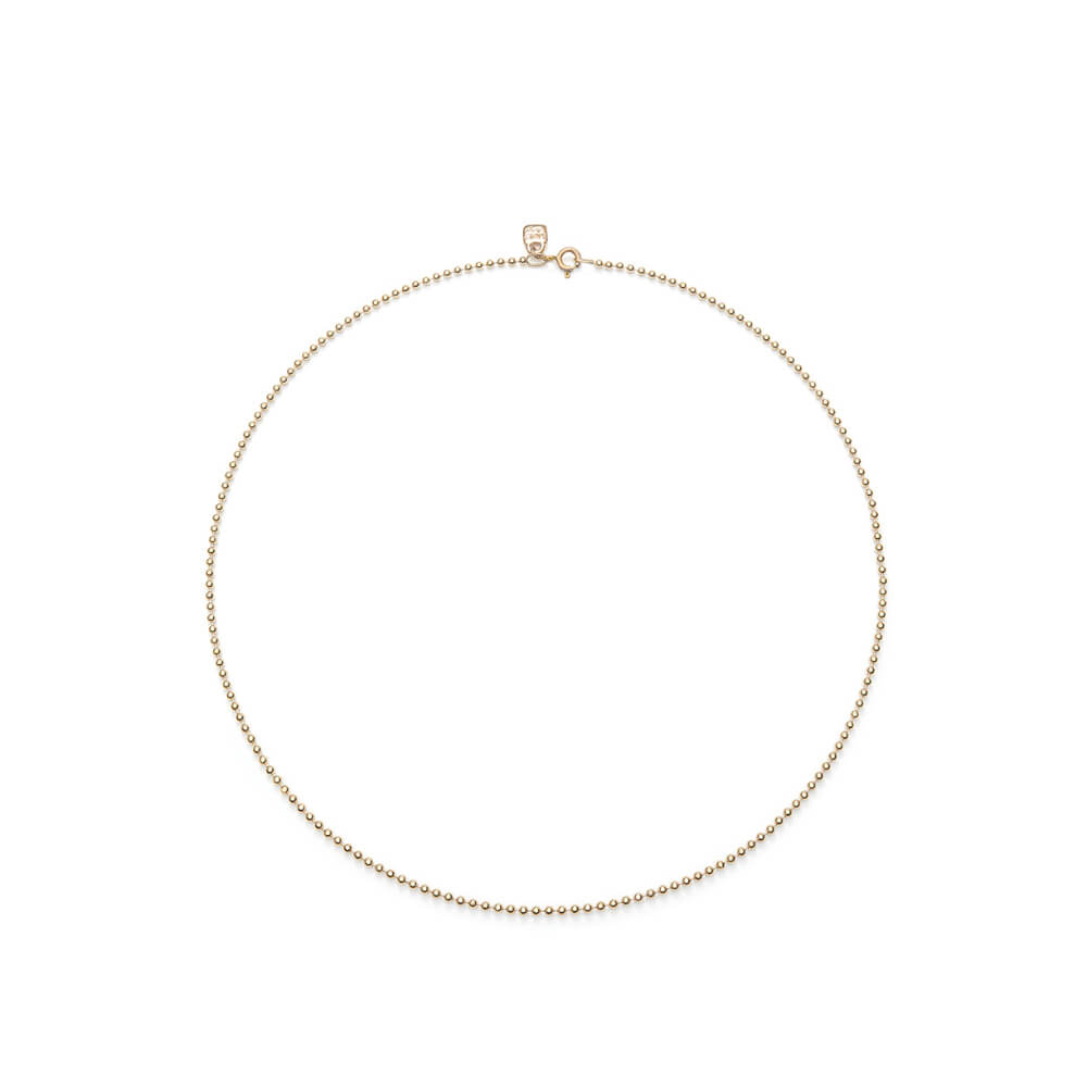 UNOde50 18K Gold - Plated Beaded Mid - Sized Chain - MococoUNOde50COL1971ORO0000SNecklaces