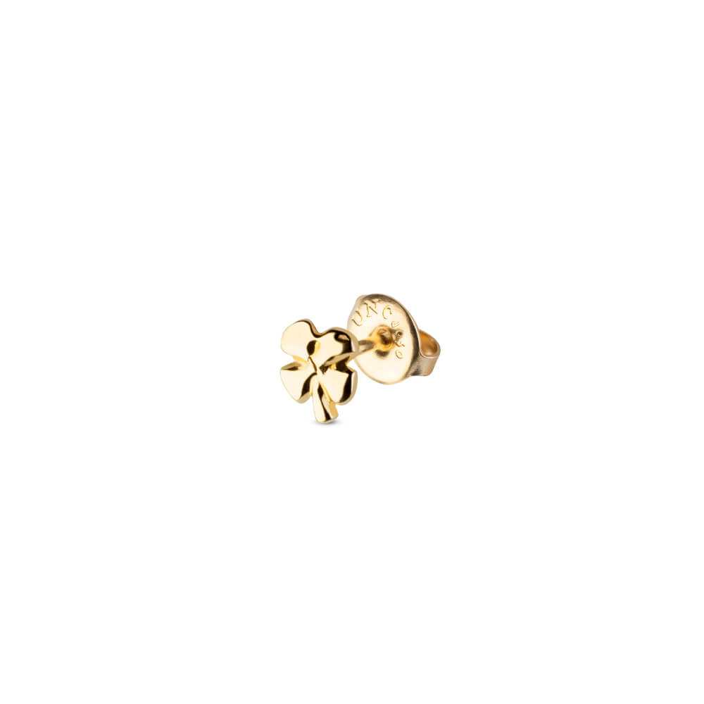 UNOde50 18K Gold - Plated Clover Piercing - MococoUNOde50PIE0007ORO0000UEarrings