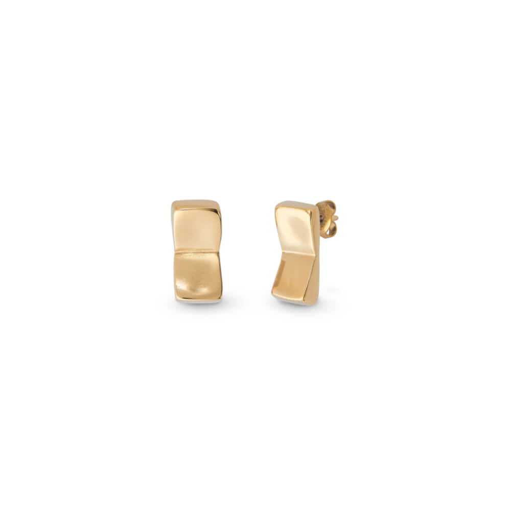 UNOde50 18K Gold - Plated Rectangular - Shaped Earrings - MococoUNOde50PEN0962ORO0000UEarrings