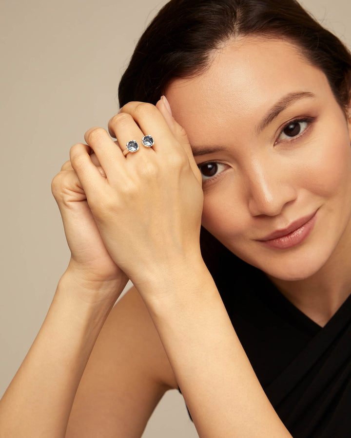 UNOde50 Silver aura blue Charismatic Ring - MococoUNOde50ANI0790AZUMTL12/WEB8435302480724Rings